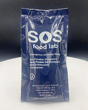 Load image into Gallery viewer, Emergency Water Pouch: Extended Life SOS Food Lab