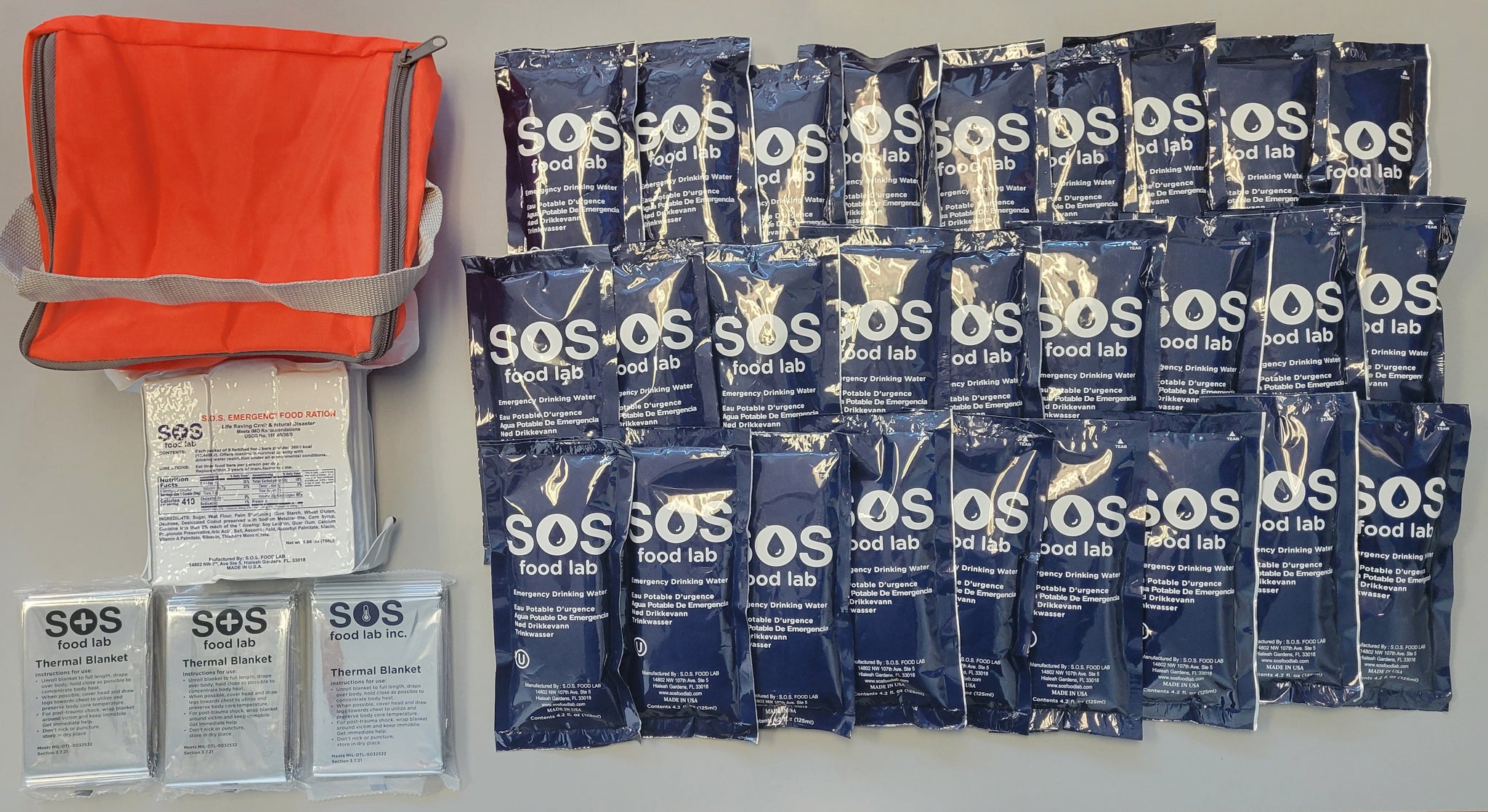 Sos Lab NEW! SOS Food Lab 3-Day Emergency Kit – Get yours today.