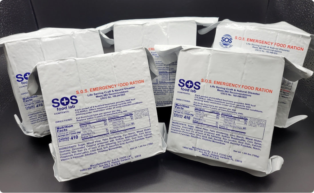 Sos Emergency Rations SOS Food Lab 3600 KCAL Bars | Survival Food | Emergency Food Rations