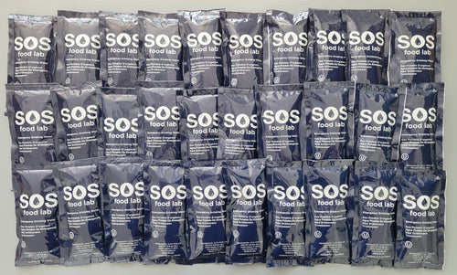 SOS Water Pouches: Extended Shelf Life 10 Years